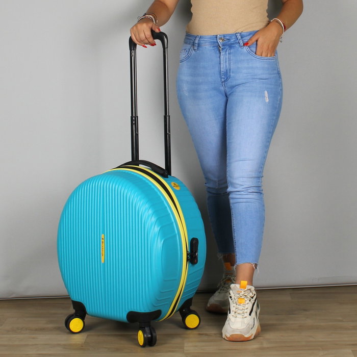 Zoozie Bags Maleta Turquesa 100% ABS